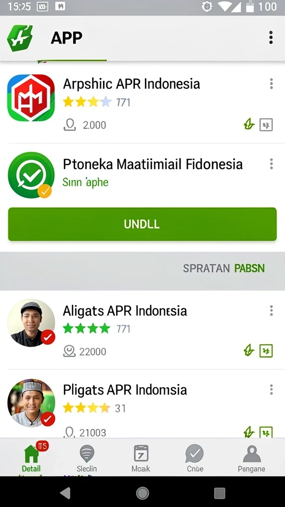 er777 - Tangkapan layar menunjukkan menu karakter yang dapat dipilih.