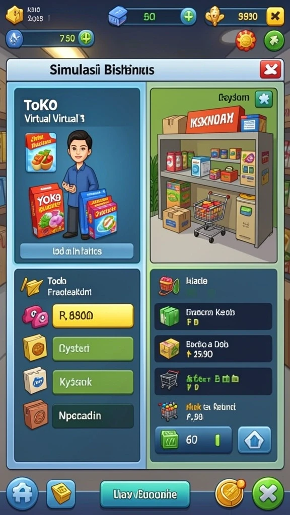 rpgame - Karakter yang dapat disesuaikan sesuai keinginan pemain.