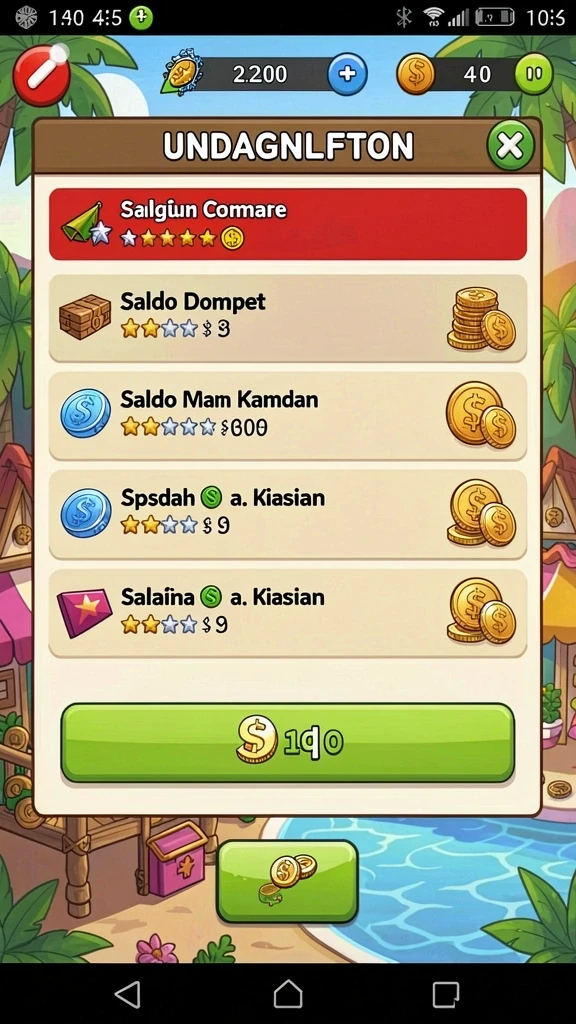 rpok - Screenshot saat menyelesaikan misi epik dalam game.