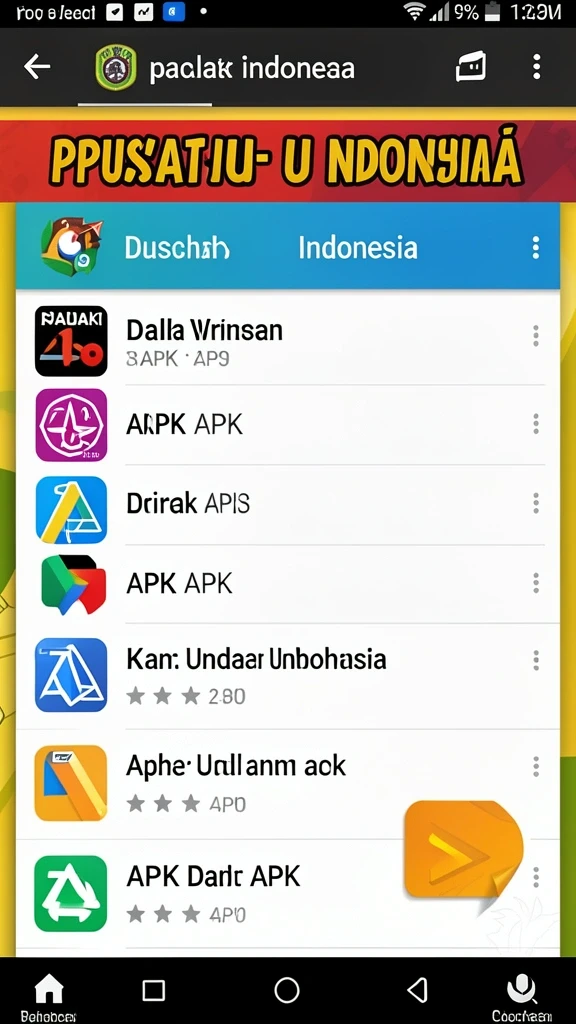 serurp - Tampilan menu utama yang menarik dan user-friendly.