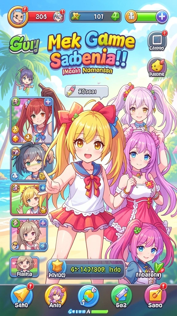 vantaidn - Screenshot menampilkan karakter utama dalam pertarungan epic.
